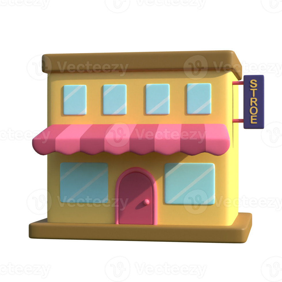 store on transparent background png