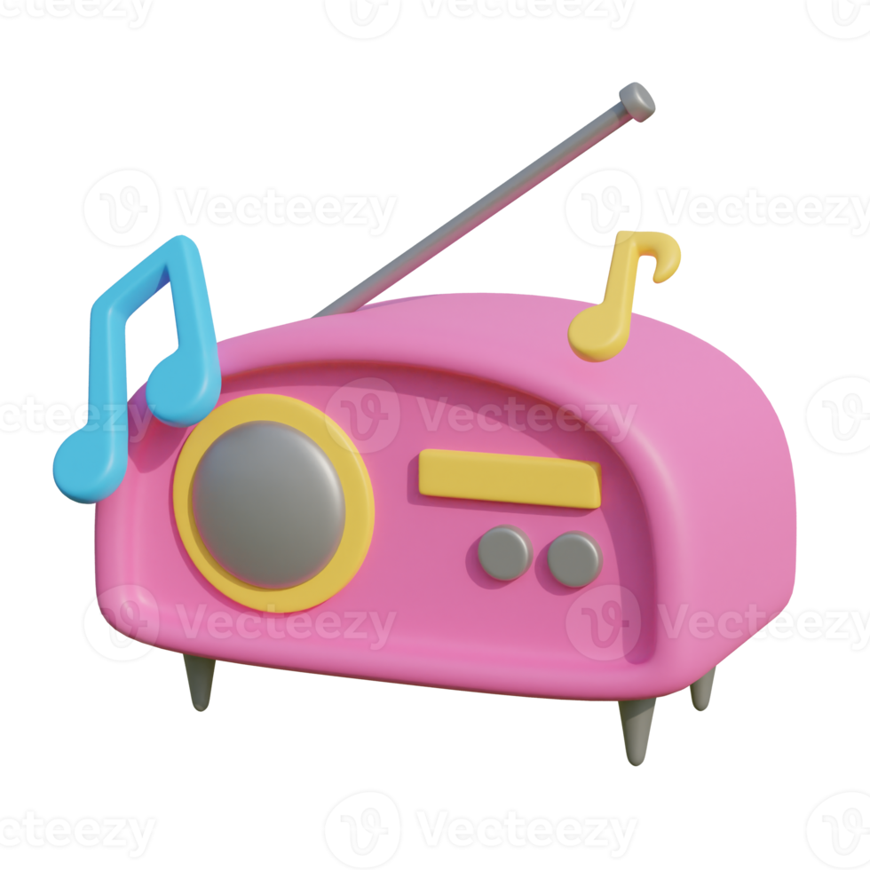 Radio on transparent background png