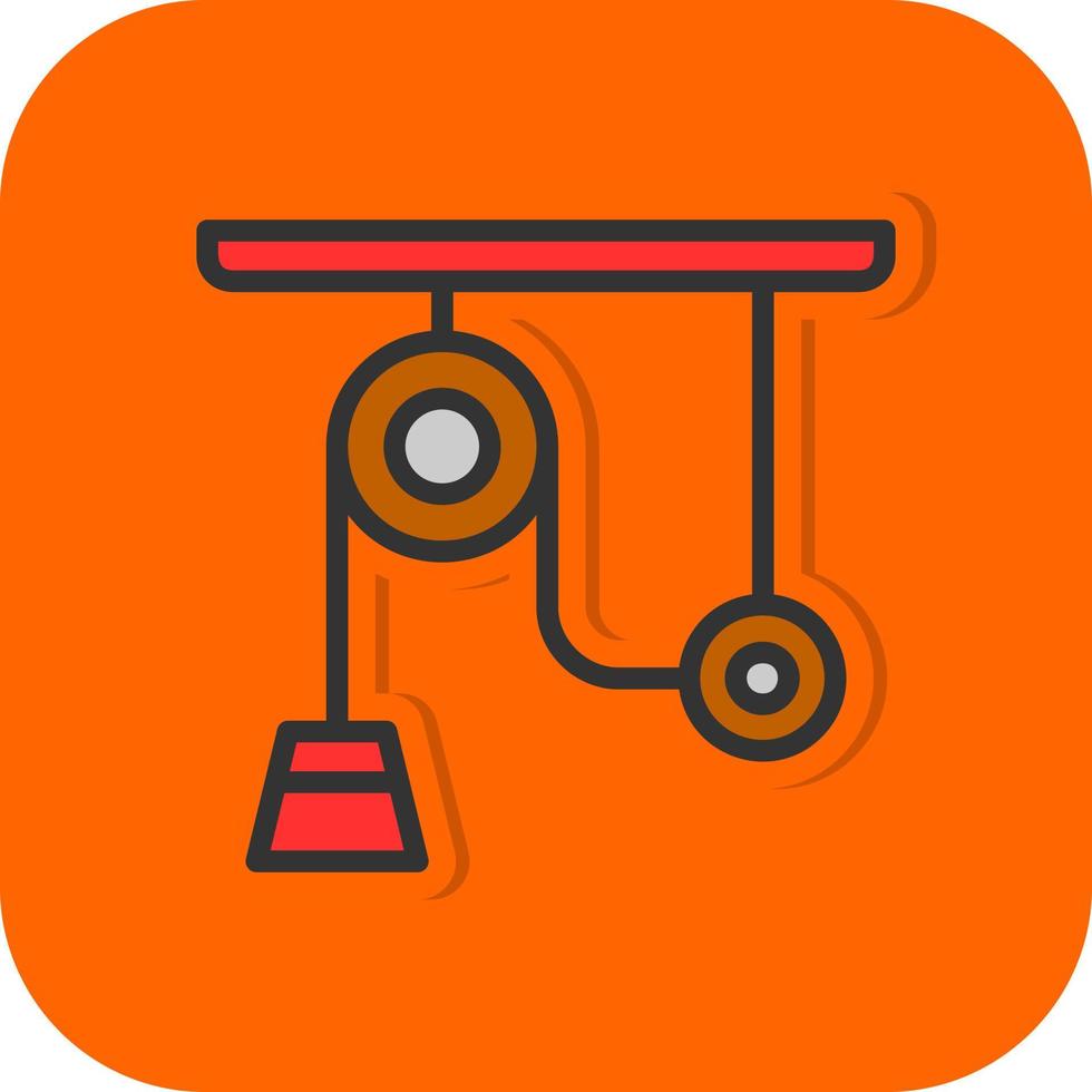 Pulley Vector Icon Design