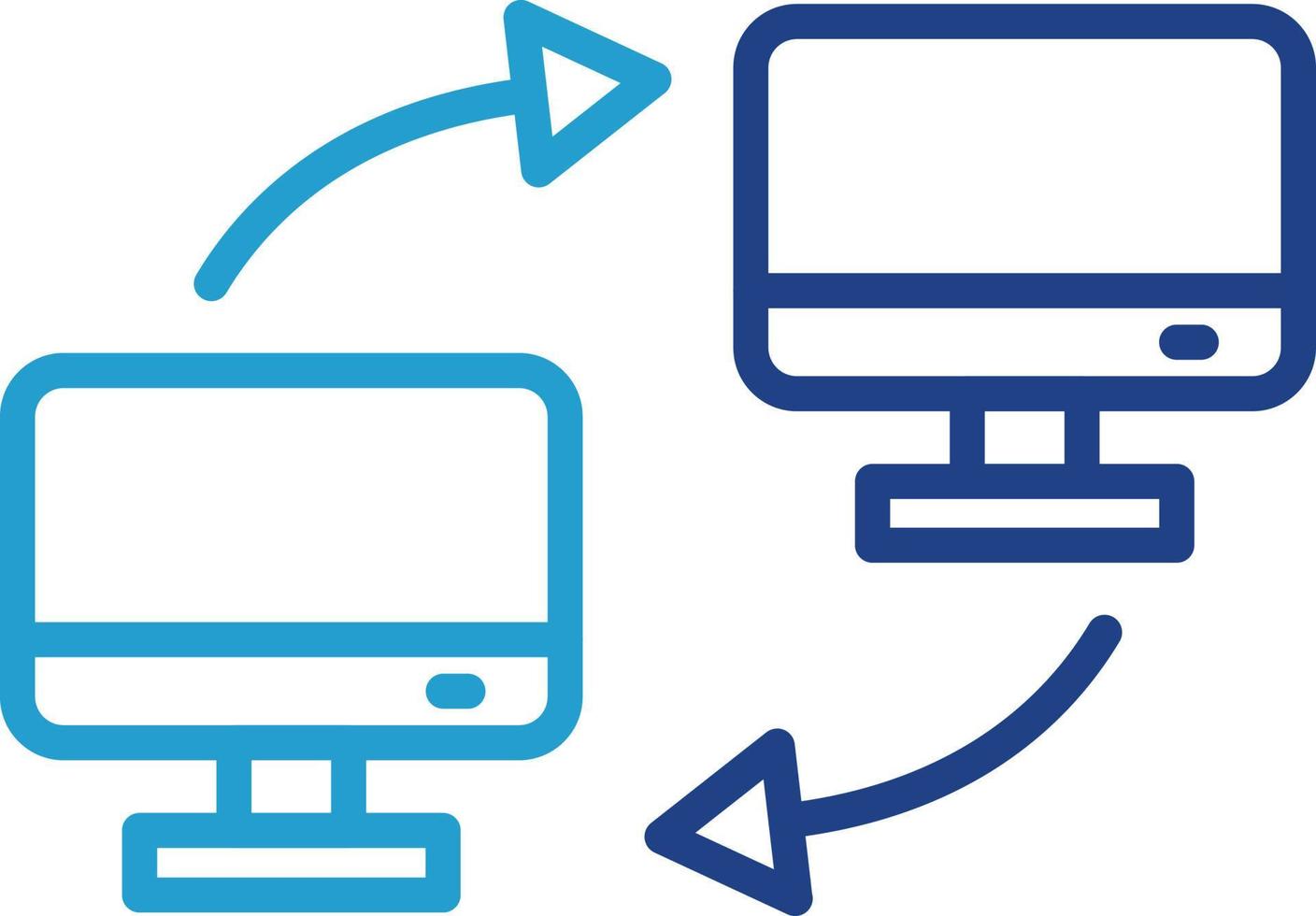 Data Transferred Vector Icon Design