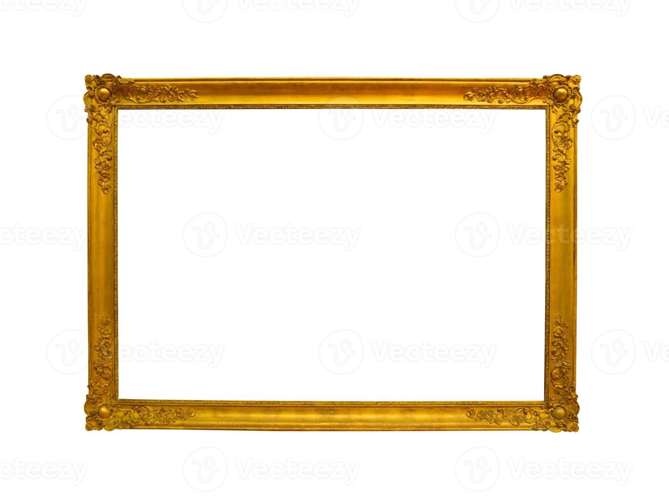 Decorative gold vintage frame for photo and painting