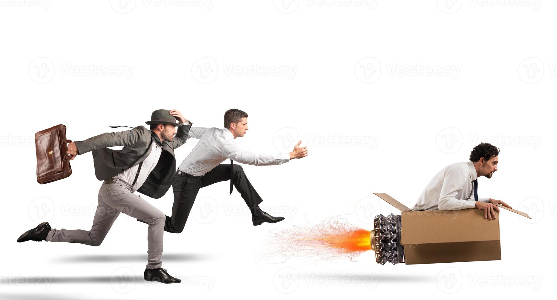 Overcome and achieve success photo