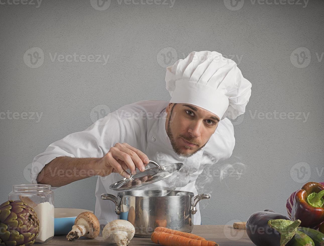 cocinero será deleite con el comida perfume foto