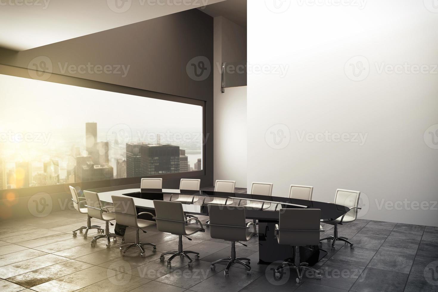 3D rendering of a modern office photo