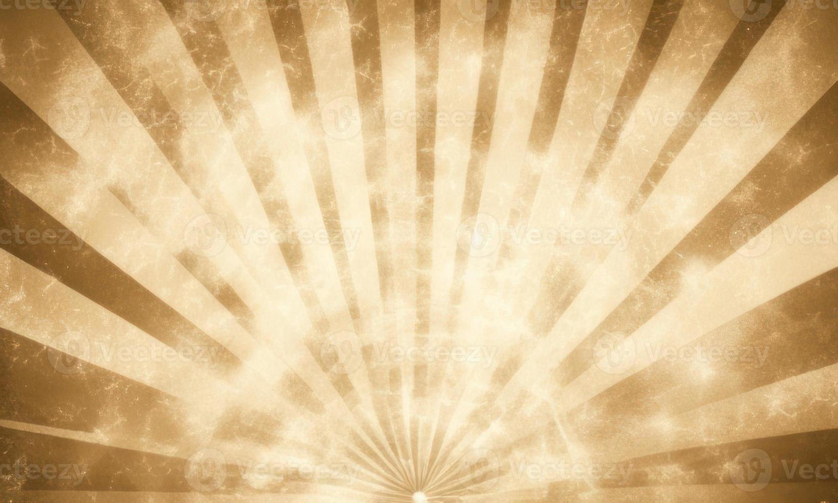 vintage sunburst background with rays photo