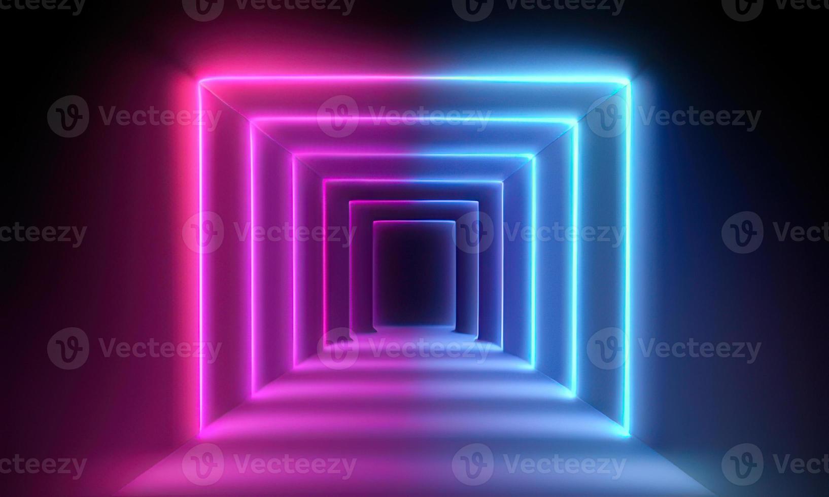 abstract background with neon glowing lines photo