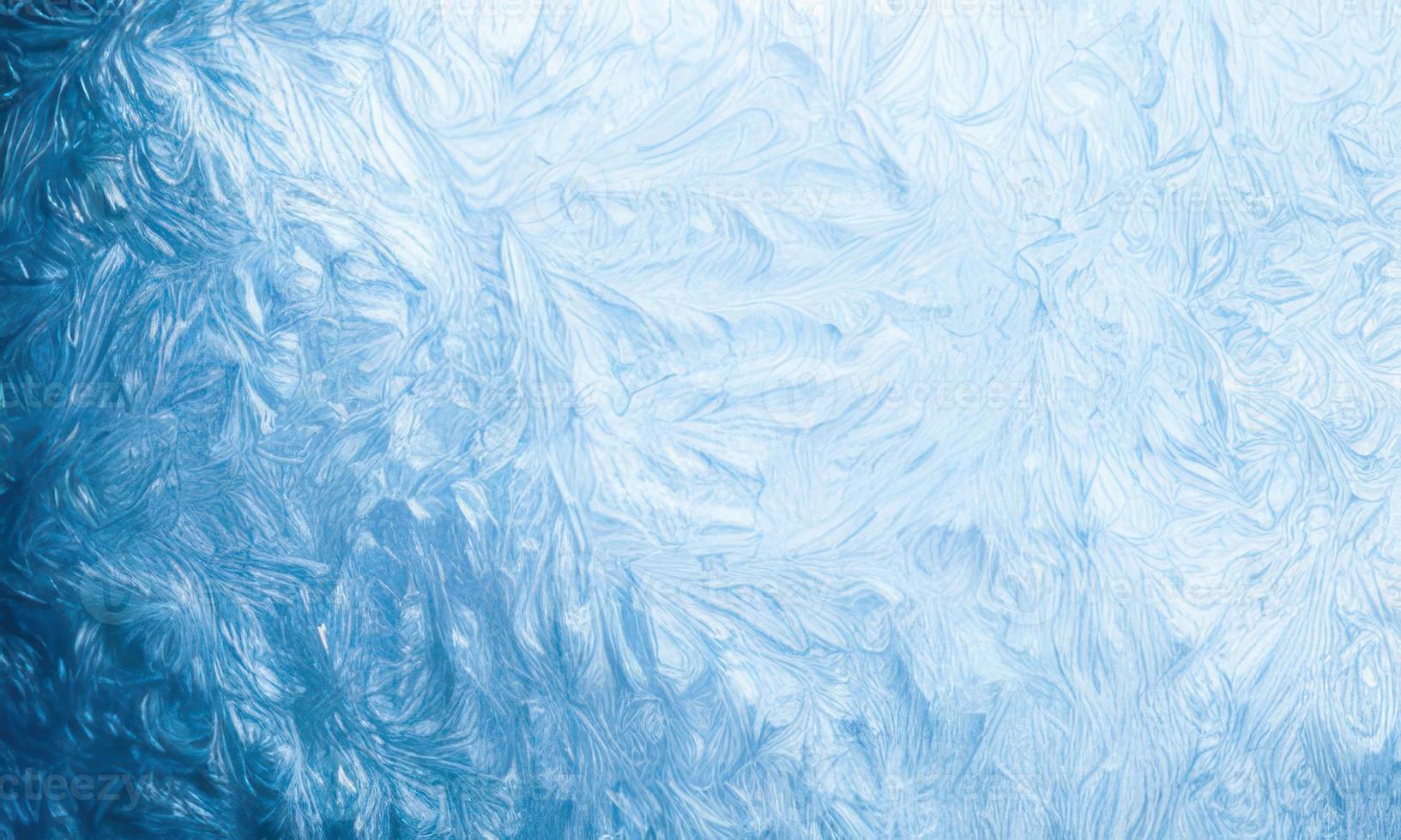 blue ice texture background photo