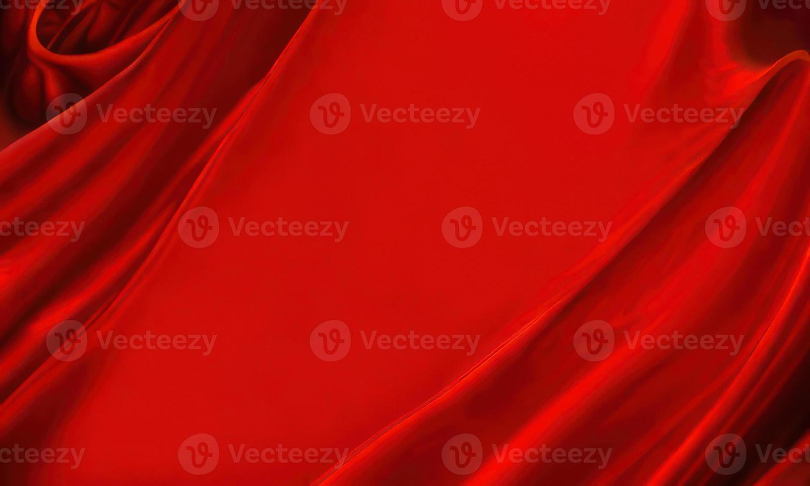 red satin cloth photo