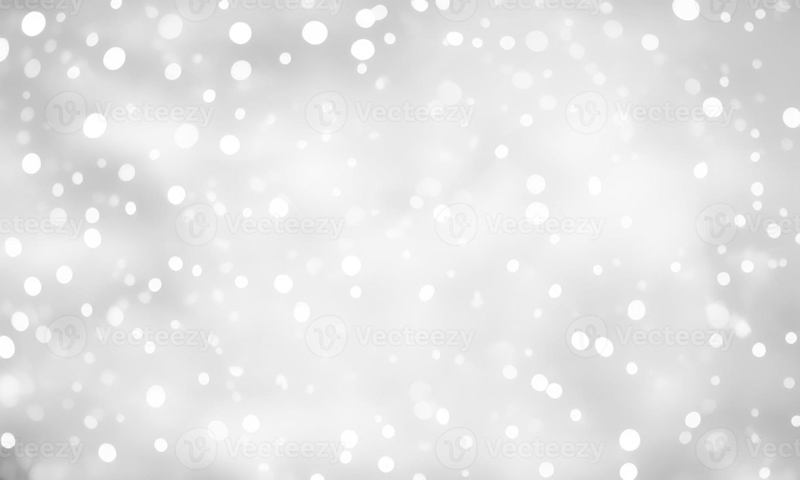 blurred Christmas holidays lights bokeh, white sparkles photo