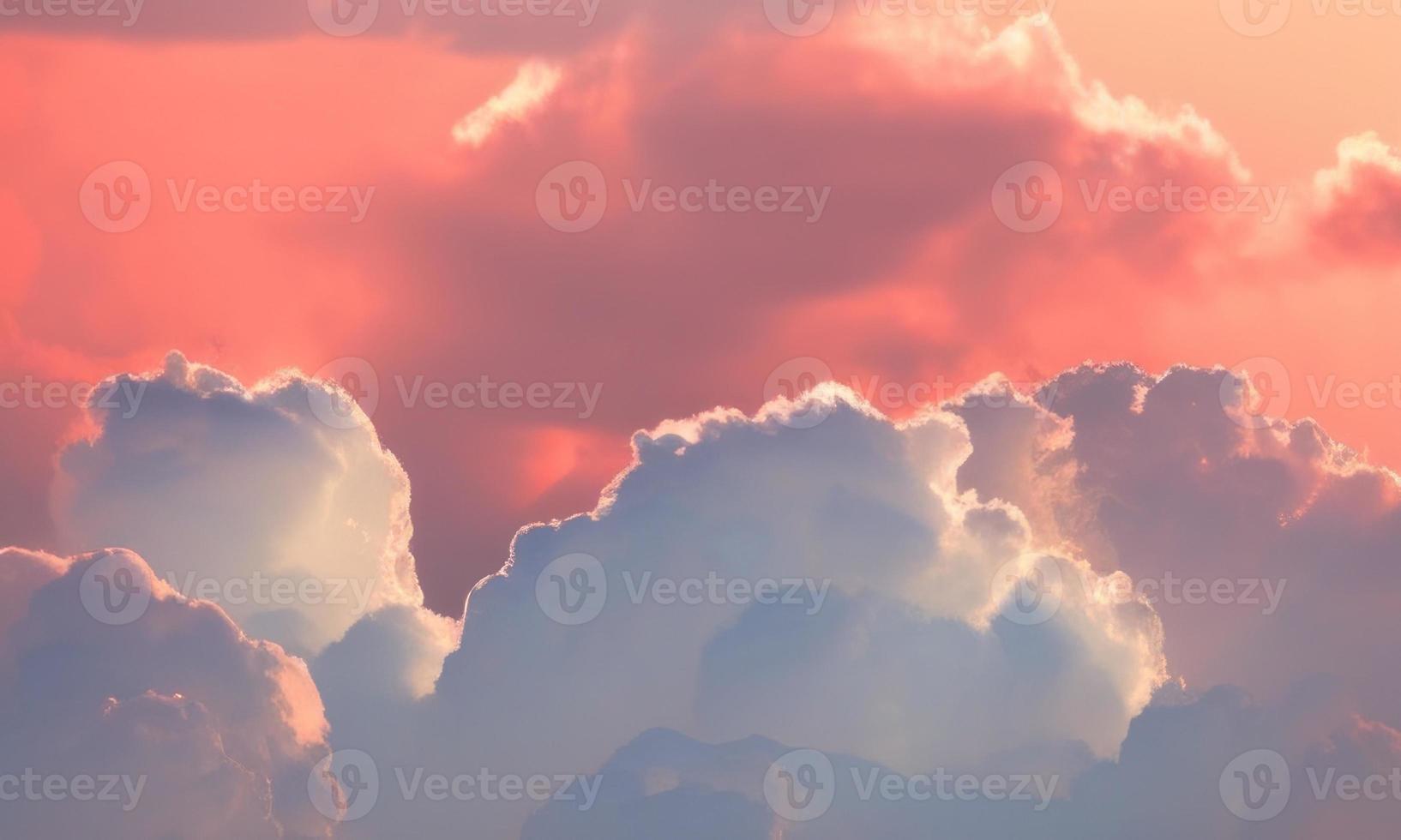 sunset clouds in the sky photo