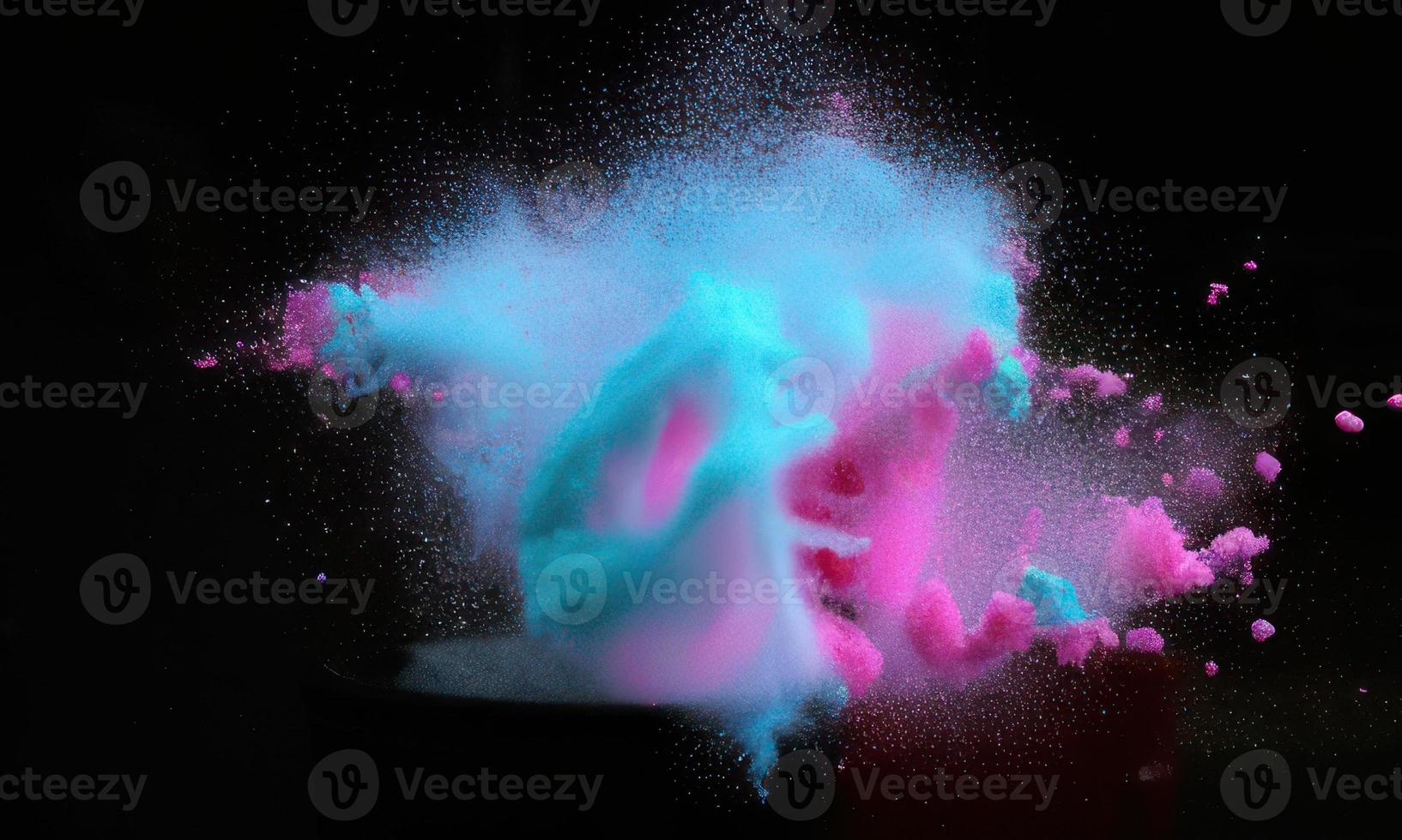 color polvo explosión foto