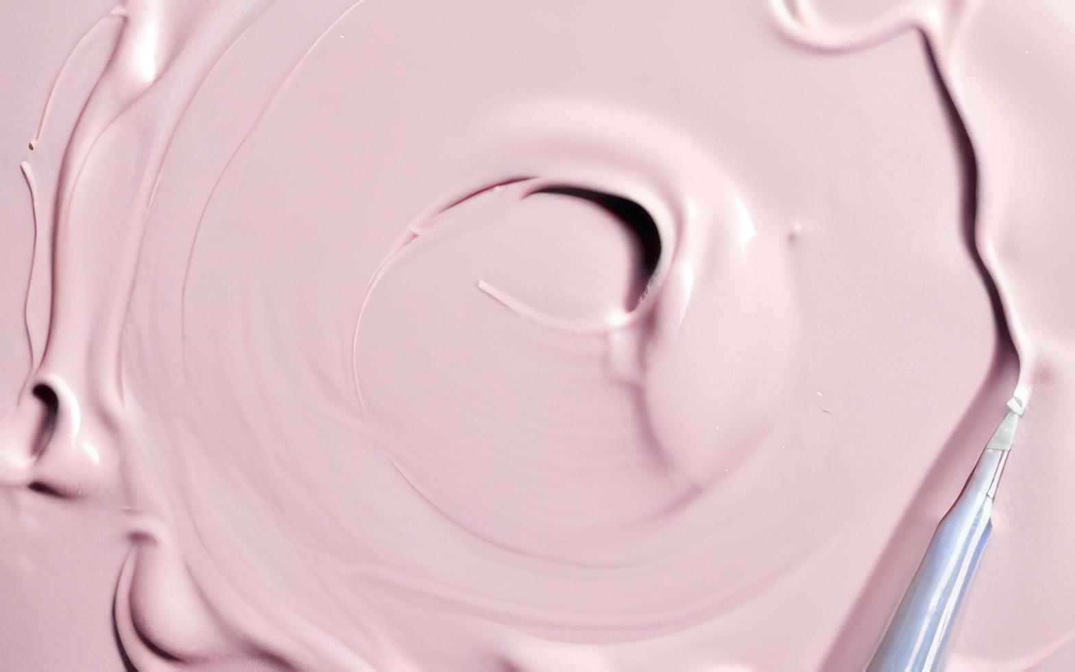 thick pink paint photo