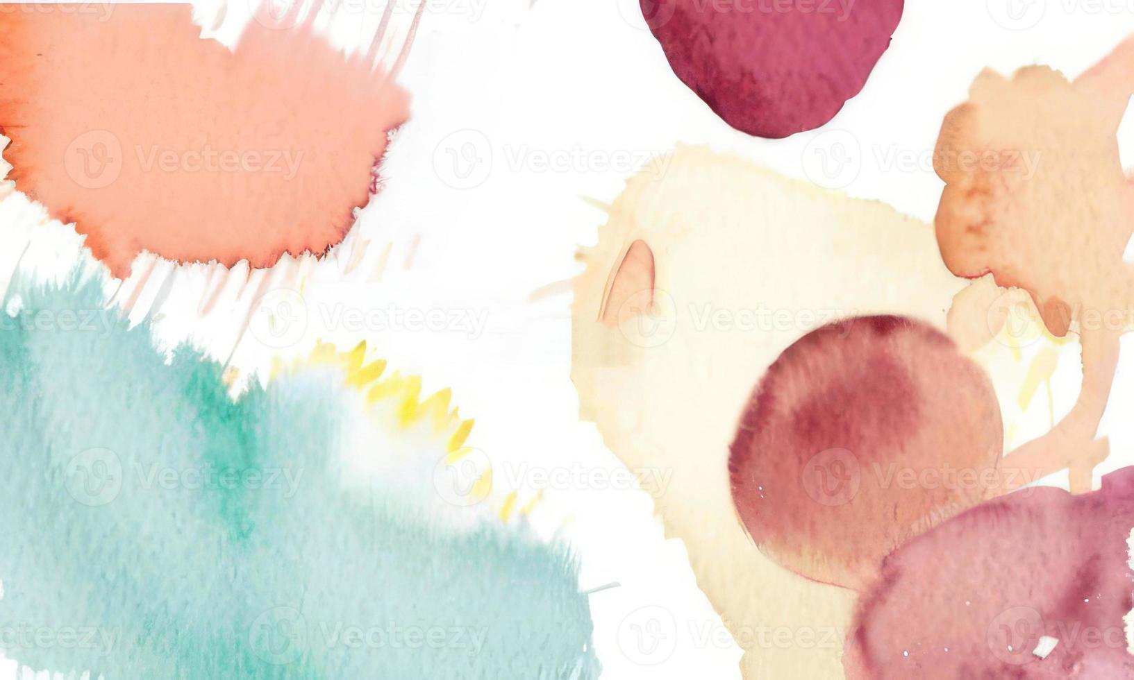 colorful watercolor drop background photo