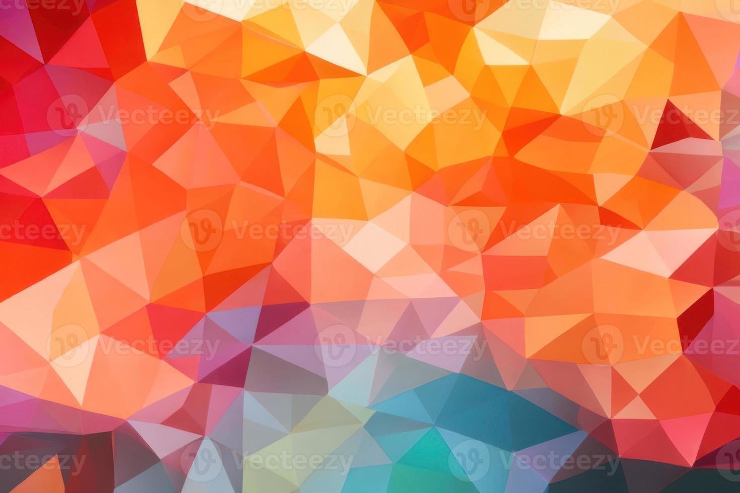 orange wavy abstract background photo