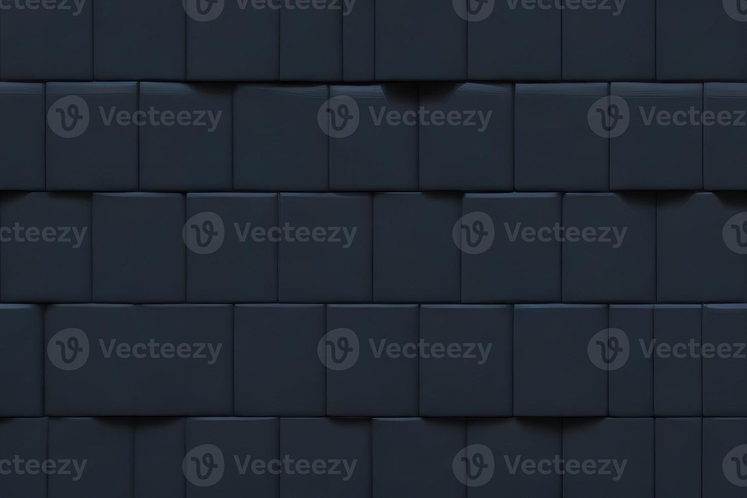 black 3d cubes background photo