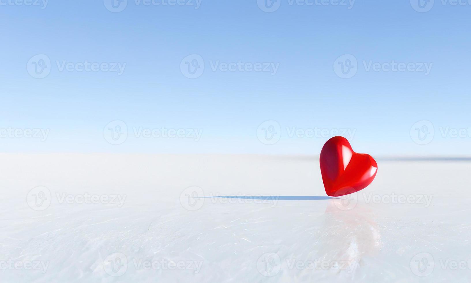 red Heart shapes for valentines day background photo