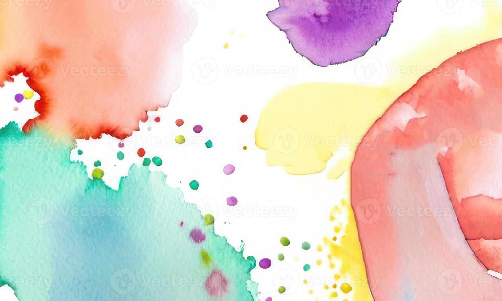 colorful watercolor drop background photo