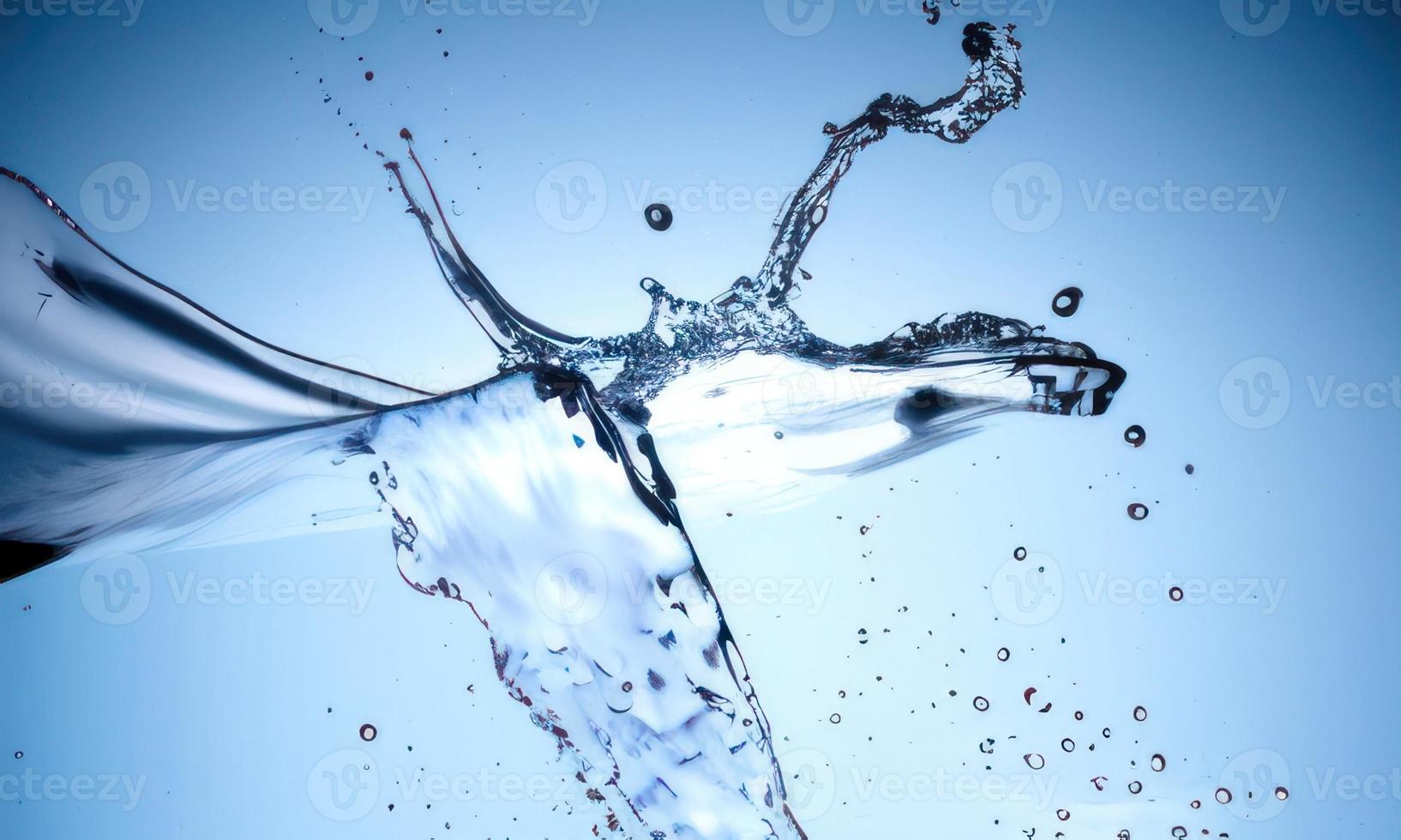 splash of water background photo