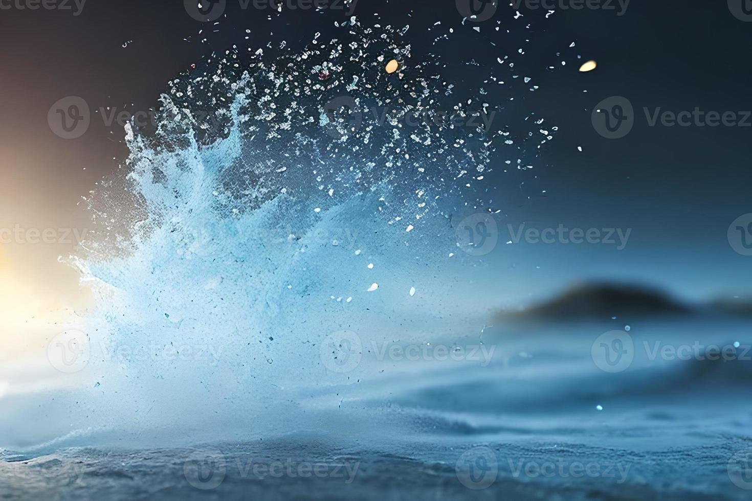 Water splashes spray bright backdrop background photo