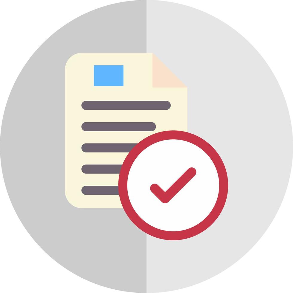 Verification Vector Icon Design