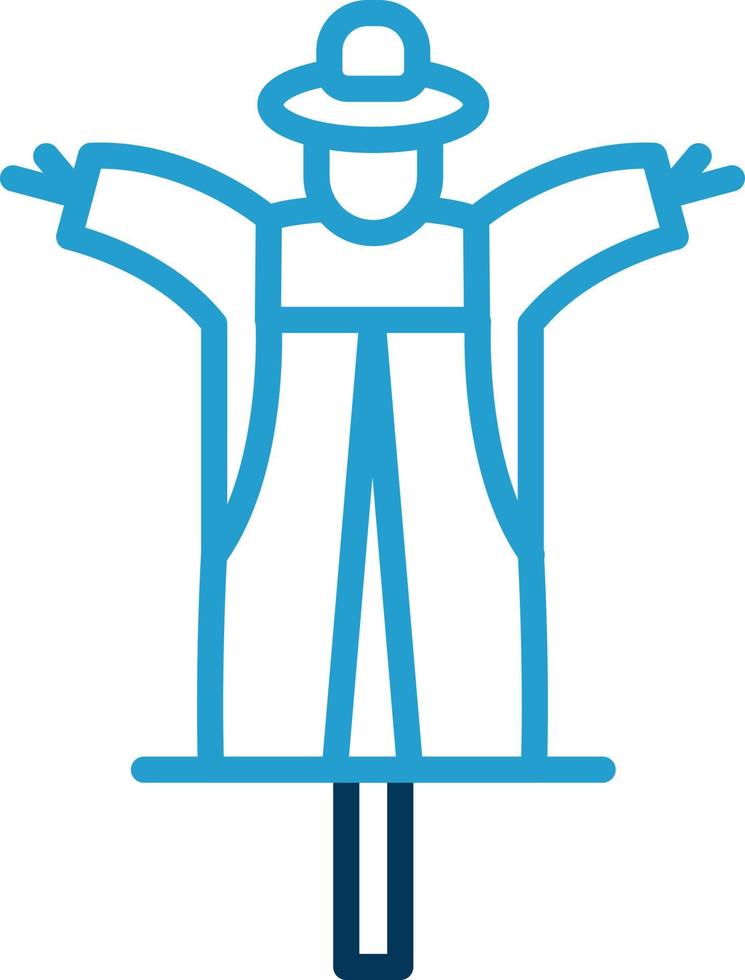 Scarecrow Vector Icon Design