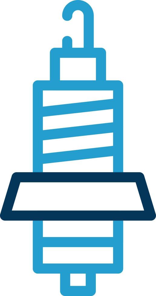 Spark Plug Vector Icon Design