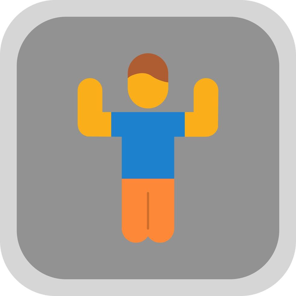 Person Exercising Vector Icon Design