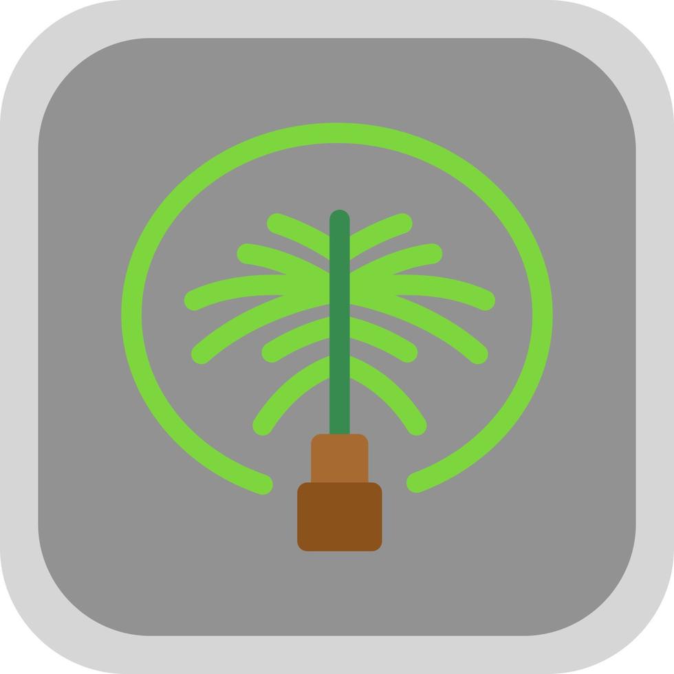 Palm Jumeirah Vector Icon Design