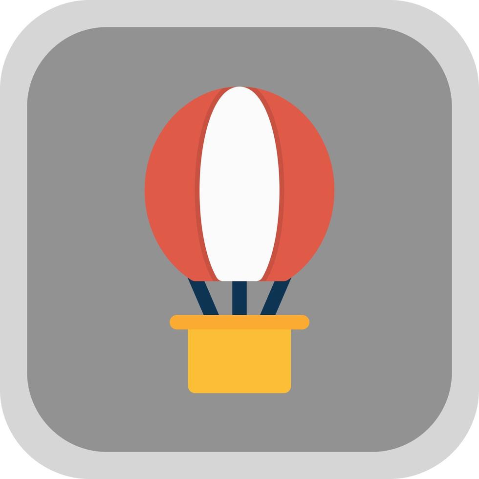 Hot Air Balloon Vector Icon Design