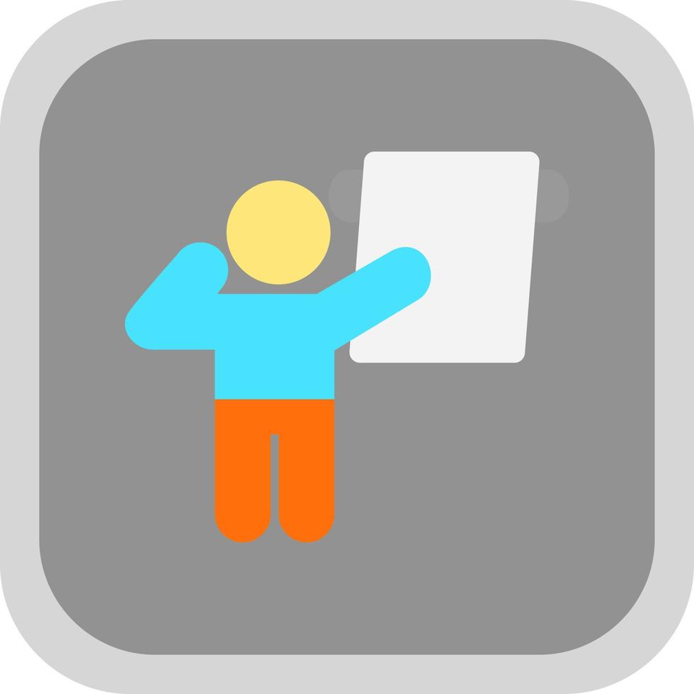Man hanging Towel Vector Icon Design
