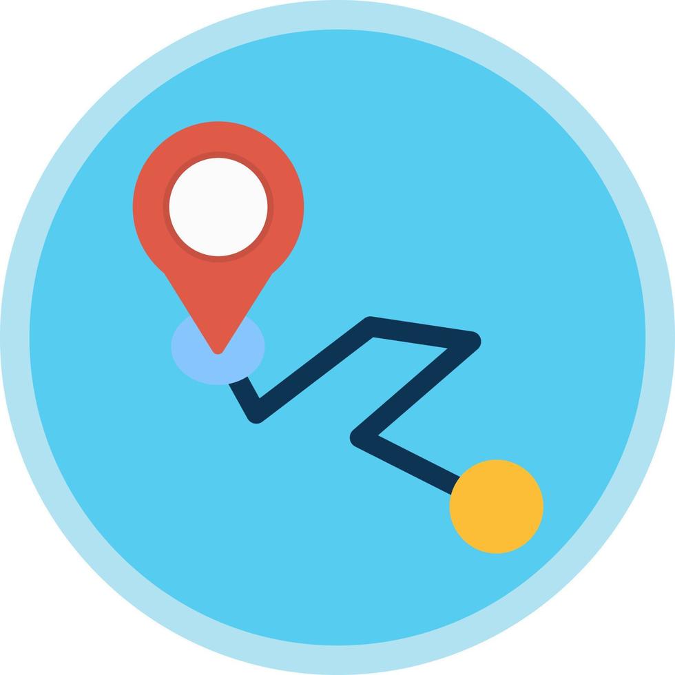 Point Destination Vector Icon Design