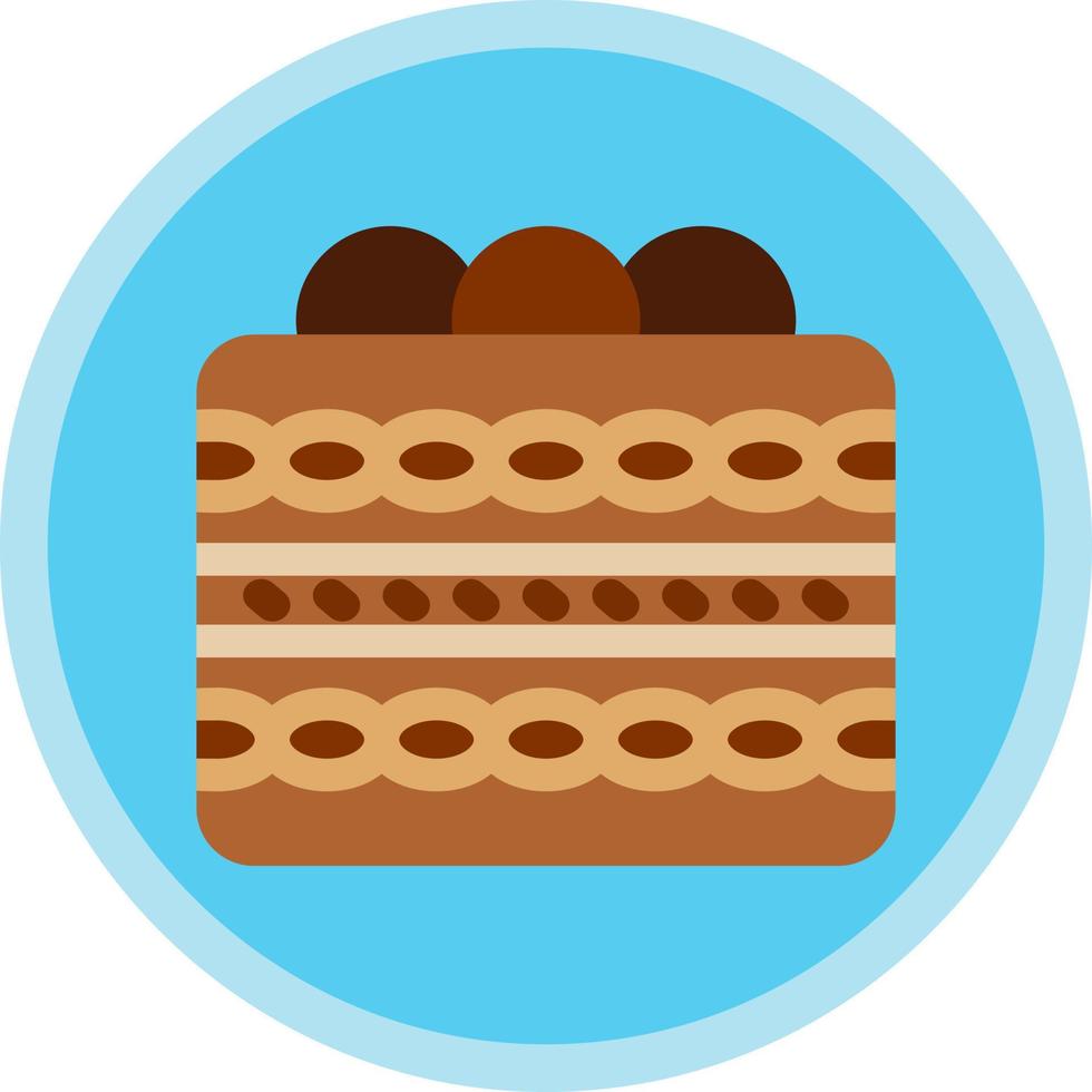 Tiramisu Vector Icon Design