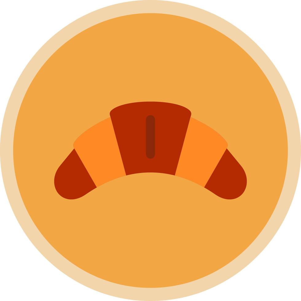 diseño de icono de vector de croissant