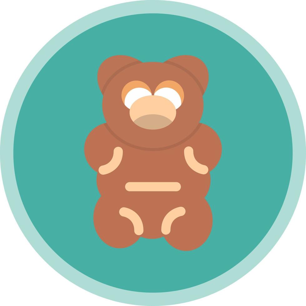 Gummy Bear Vector Icon Design