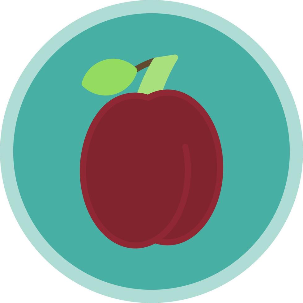 Plum Vector Icon Design