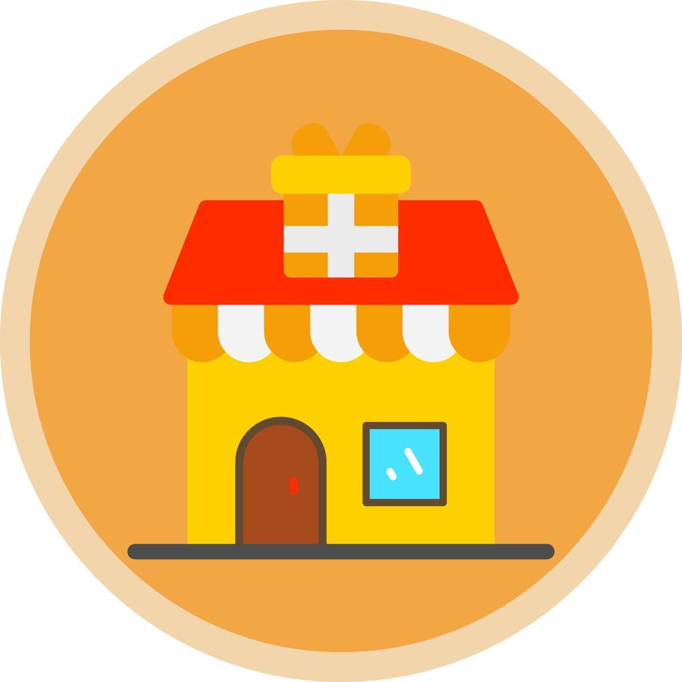 Gift Shop Vector Icon Design