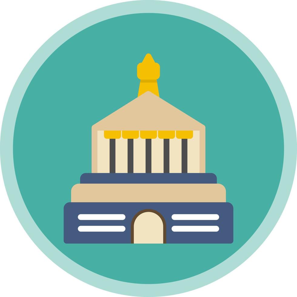 Halicarnassus Mausoleum Vector Icon Design