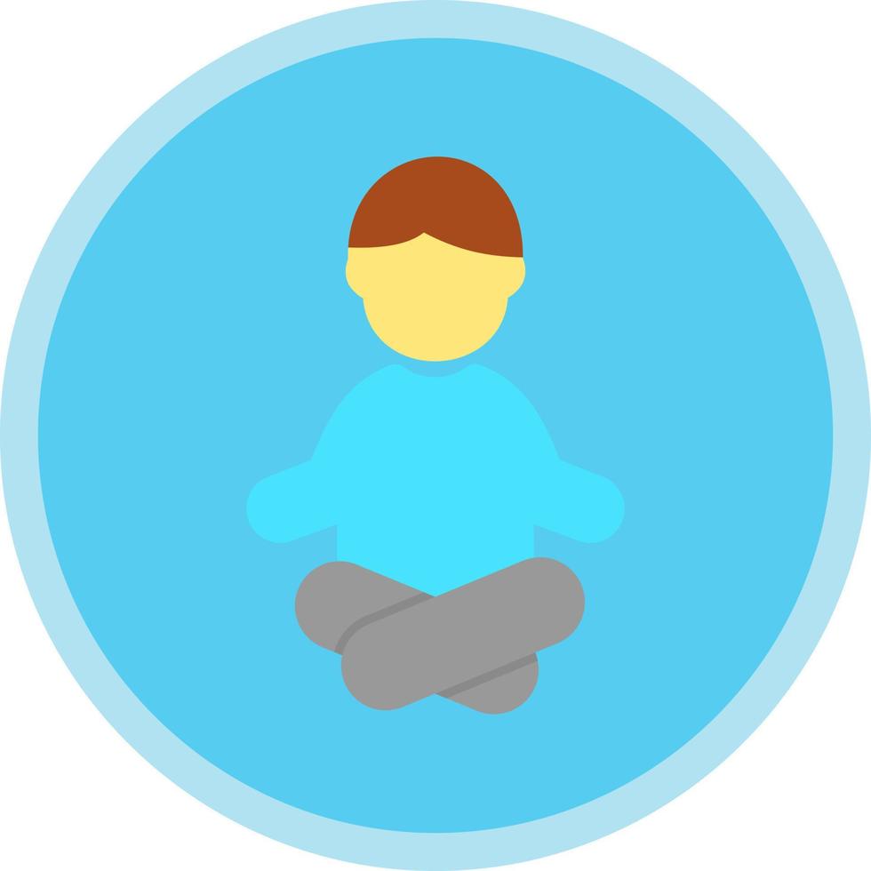 Yoga Vector Icon Design