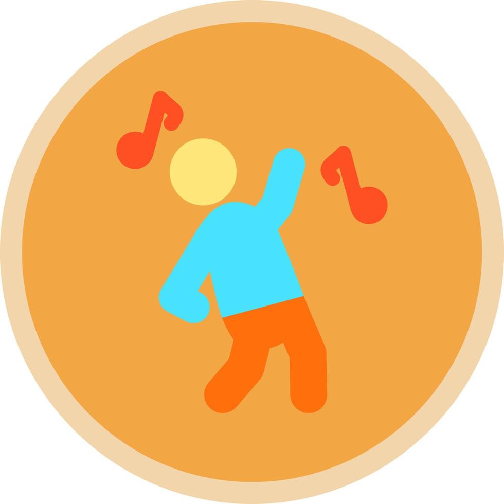 Dancing Vector Icon Design