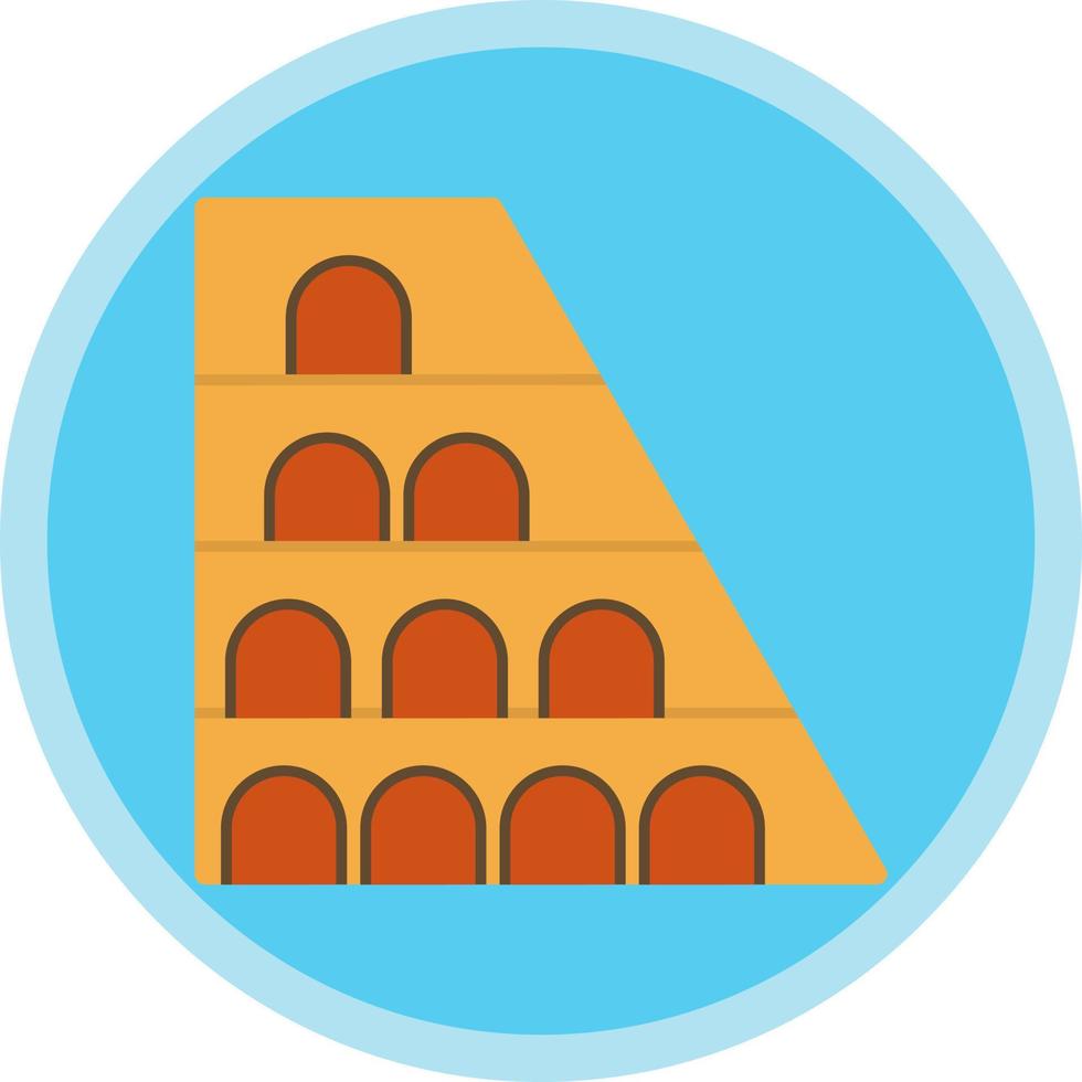 diseño de icono de vector de Coliseo