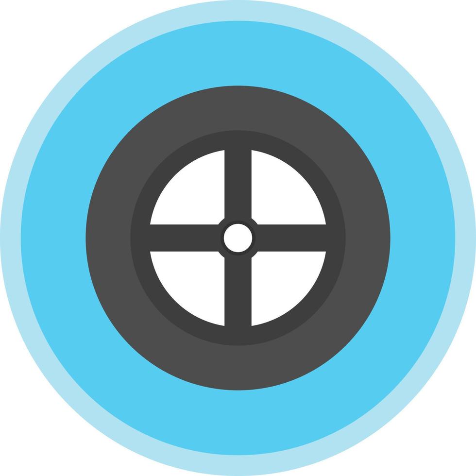 Wheel Vector Icon Design