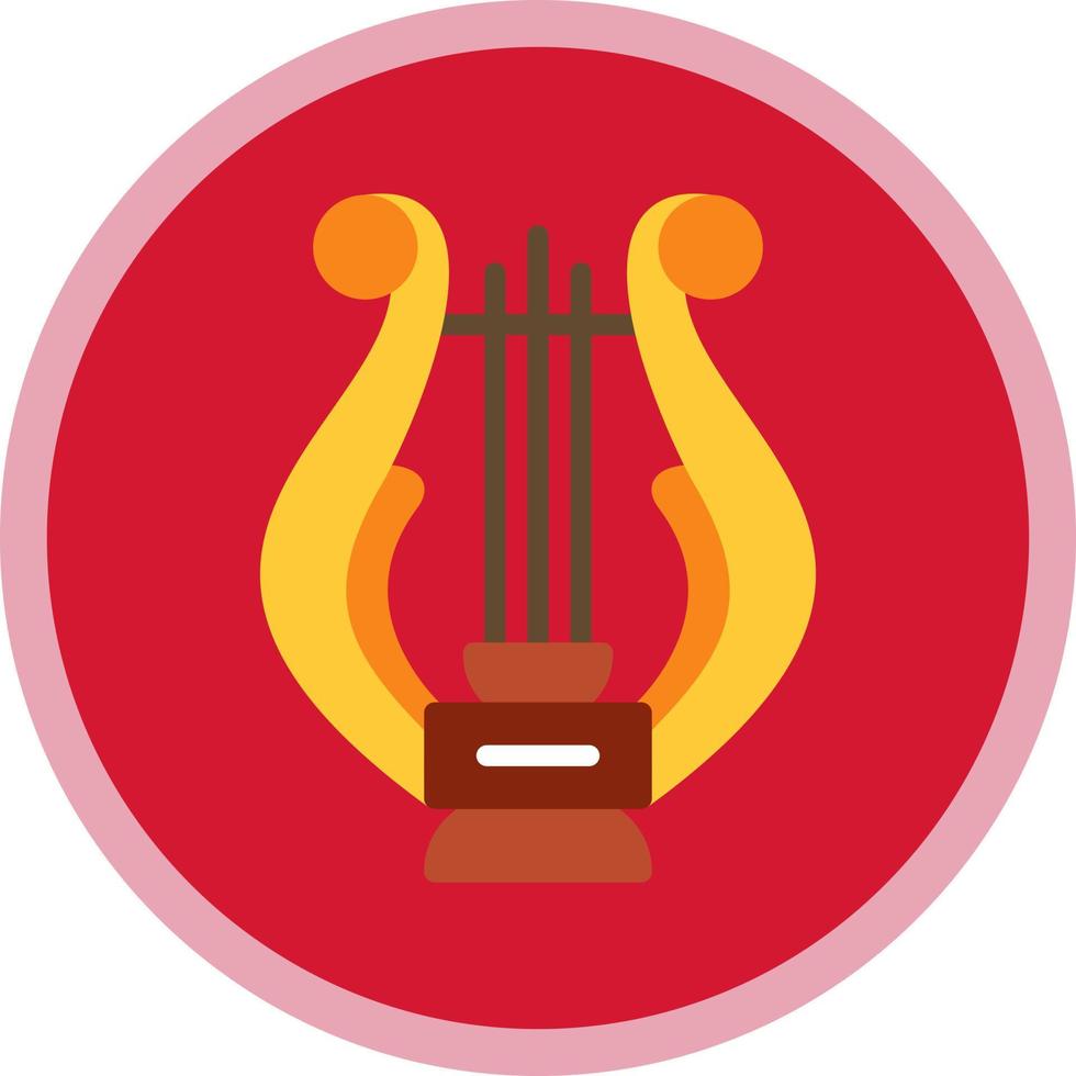 Lyre Vector Icon Design