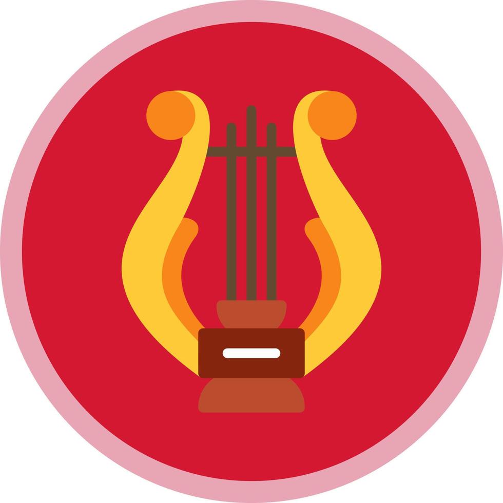 Lyre Vector Icon Design