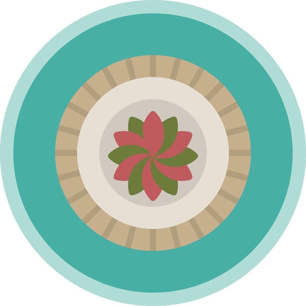 Old Plate Vector Icon Design