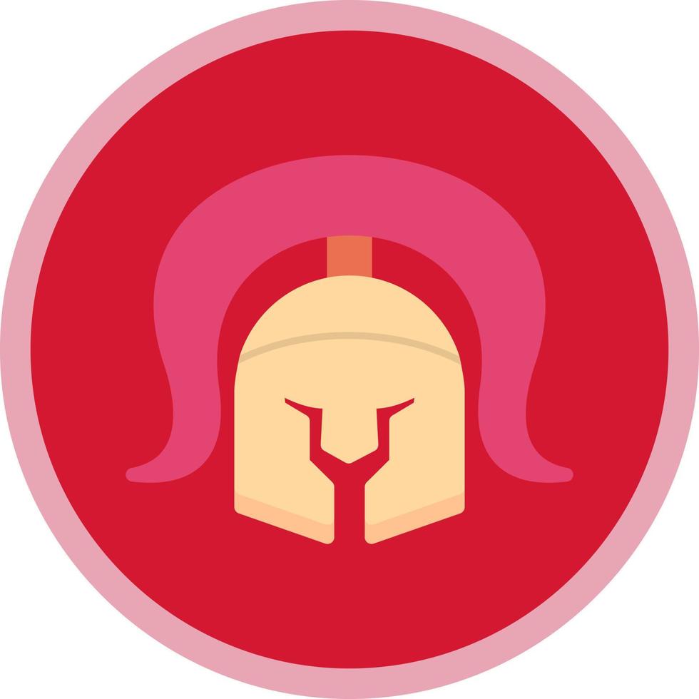 Roman Helmet Vector Icon Design