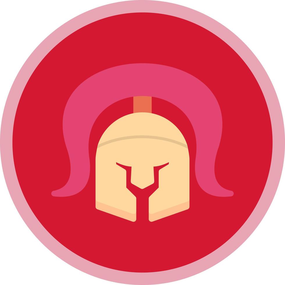 Roman Helmet Vector Icon Design