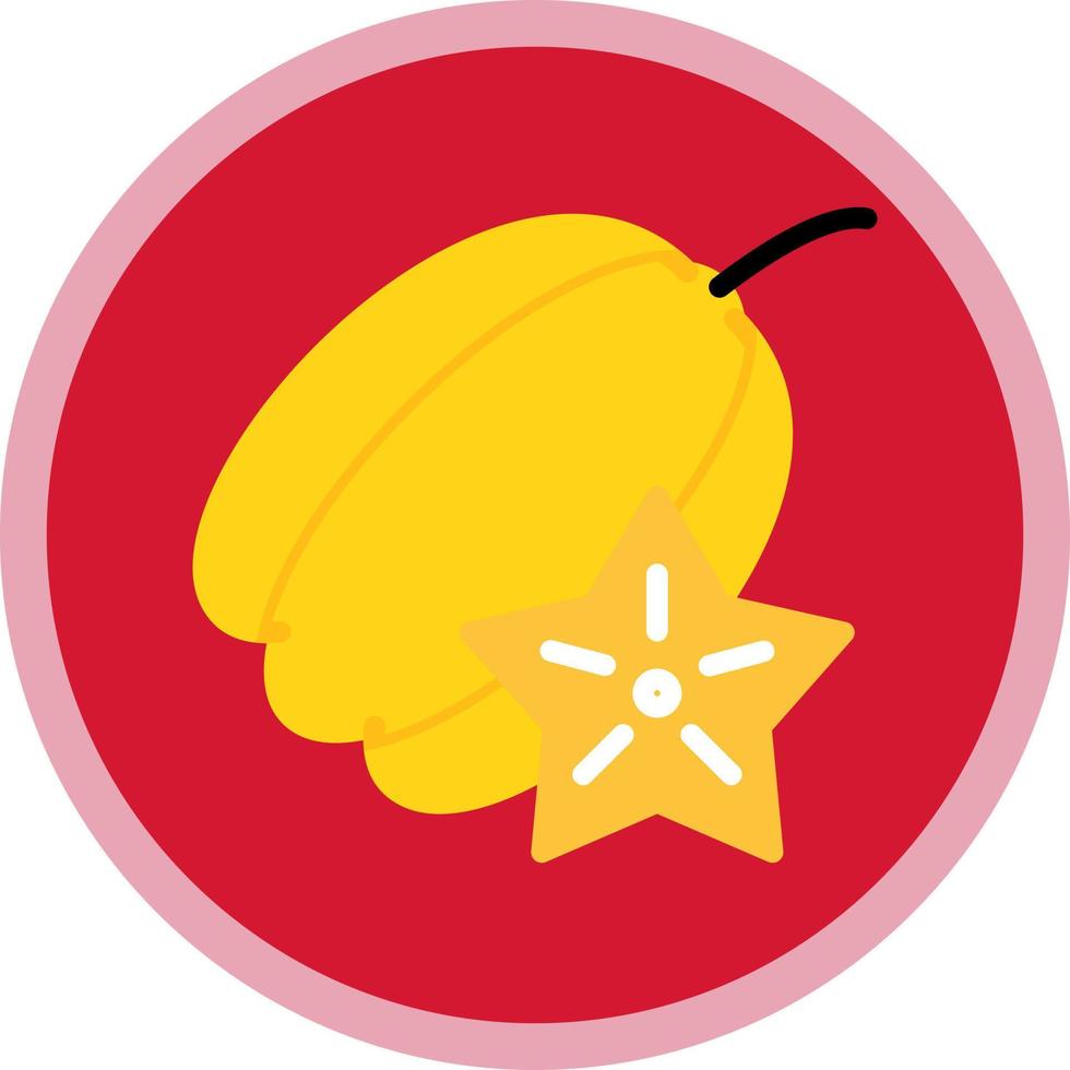 diseño de icono de vector de carambola