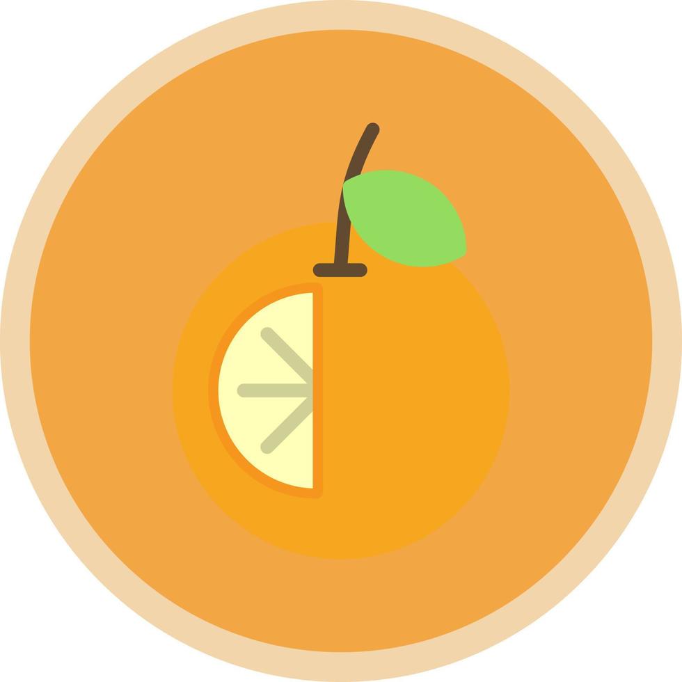 Orange Vector Icon Design