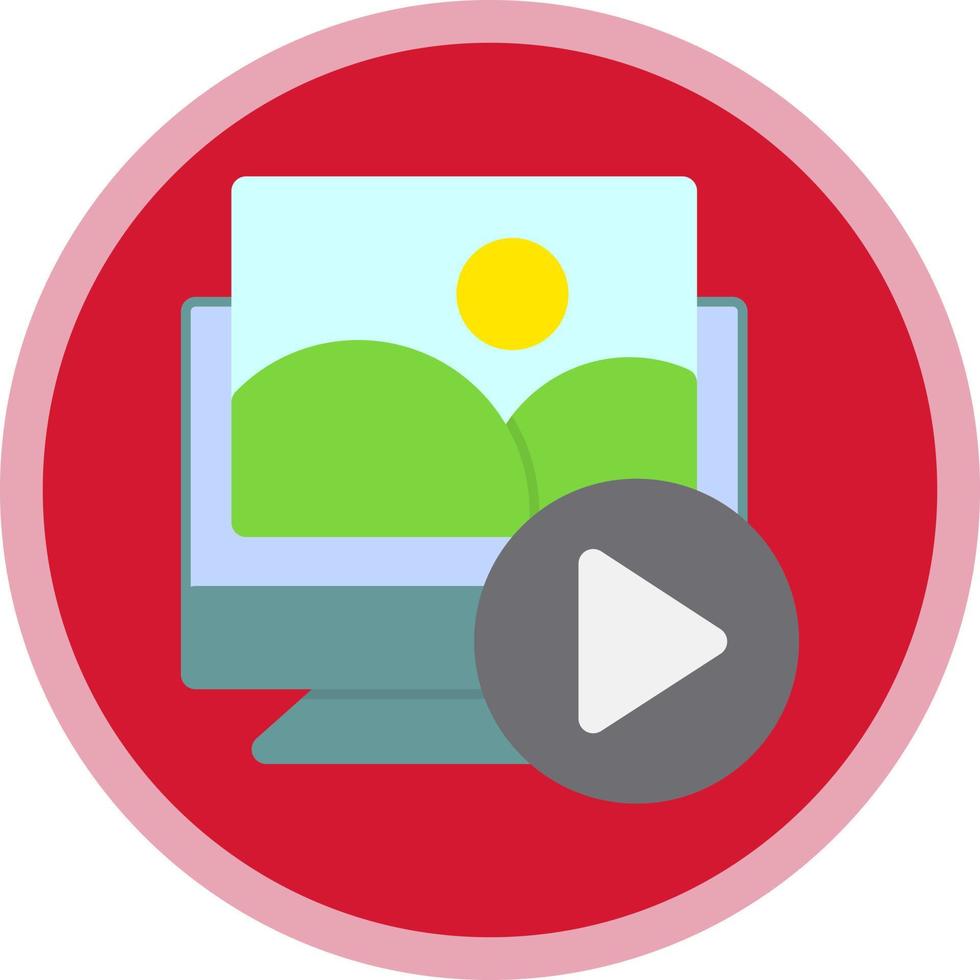 Motion Graphics Vector Icon Design