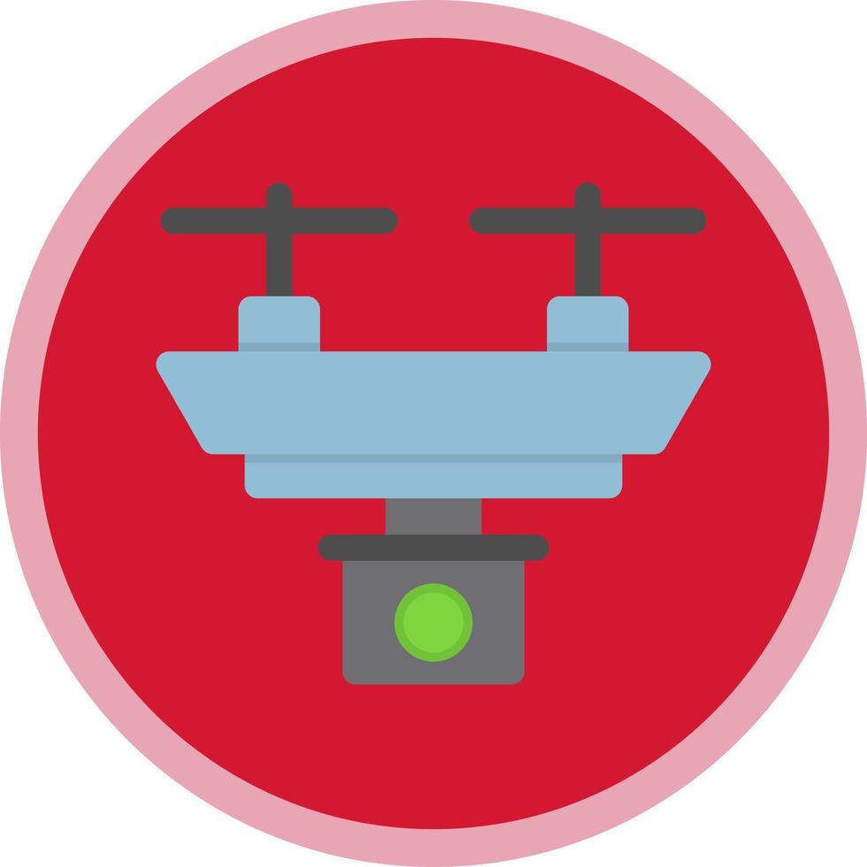 Camera Drone Vector Icon Design
